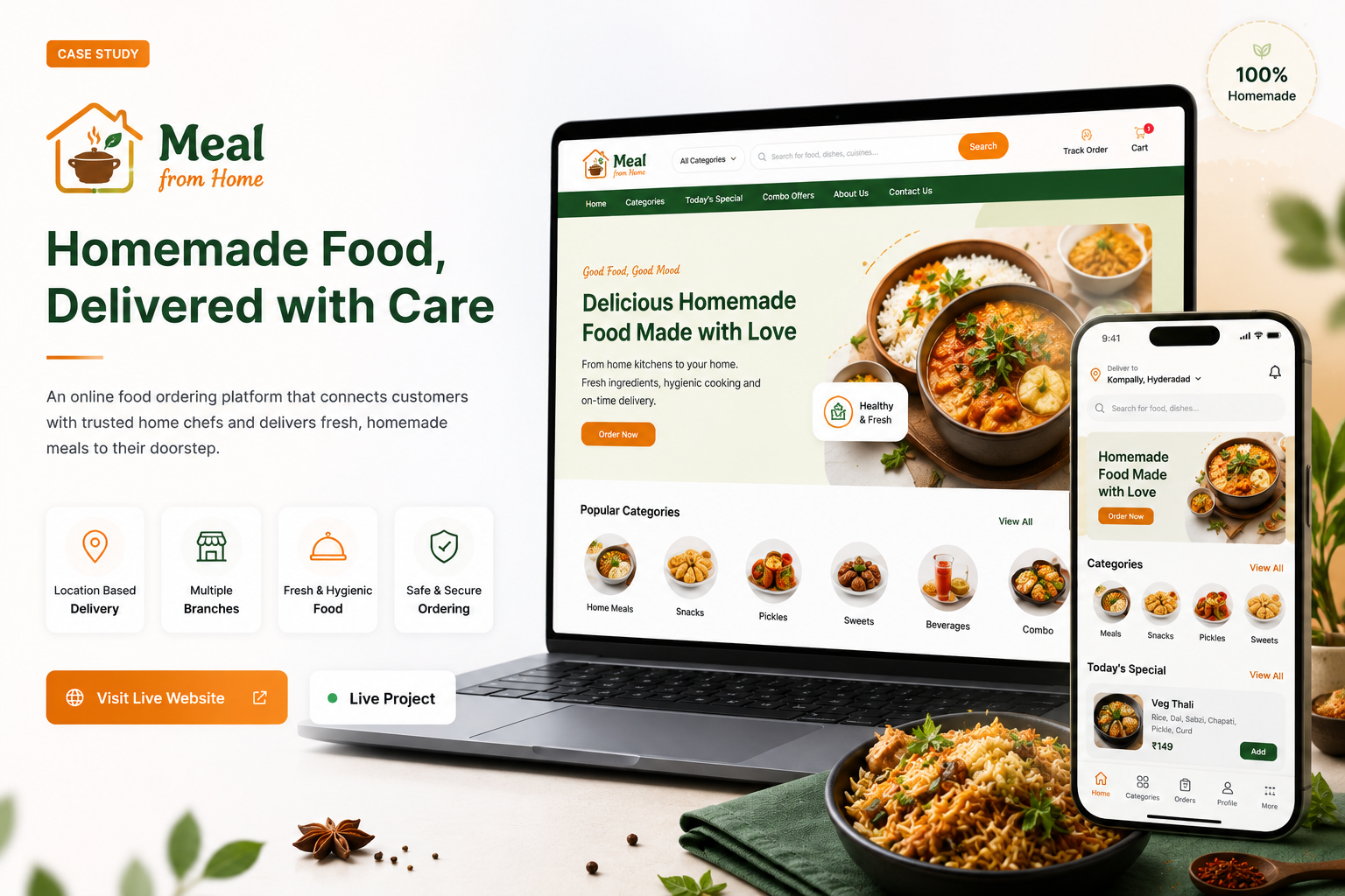 Meal From Home project preview